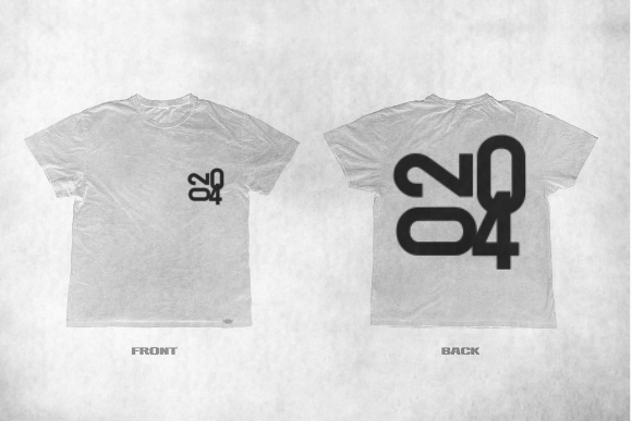 "Twenty 04" Designer T-Shirt