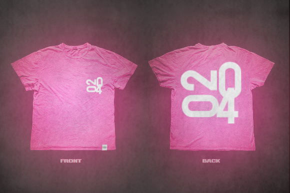 "Twenty 04" Designer T-Shirt